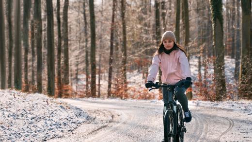 Jízda na kole v zimě