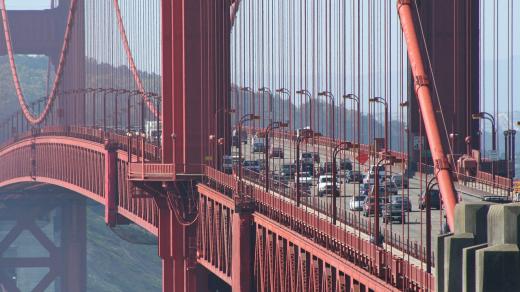 Golden Gate bridge, San Francisco, Kalifornie