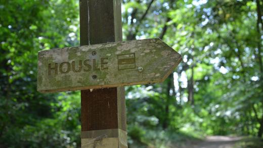 Naučná stezka Housle je dlouhá asi 1 kilometr a má 10 zastávek