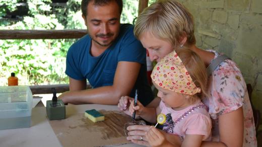 Učitel sklářské školy Josef Divín