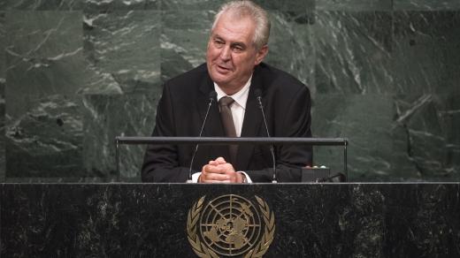 Miloš Zeman na půdě OSN