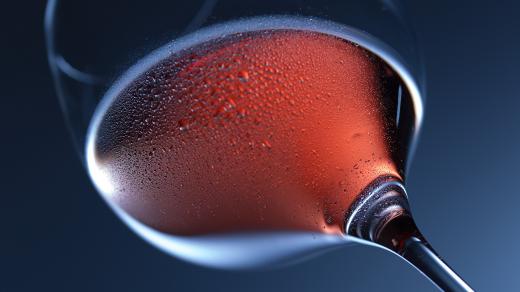 Červené víno, sklo, drink (ilustrační foto)