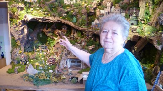 Marie Roháčková její rodinný betlém