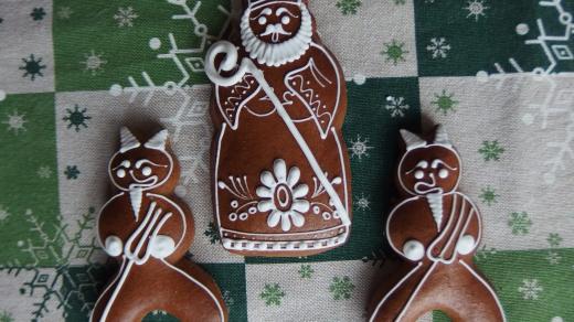 Různě silné čáry - další z charakteristik jihlavské perníkářky