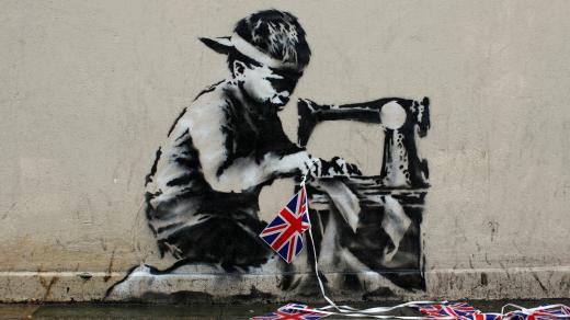 Banksyho Otrocká práce  