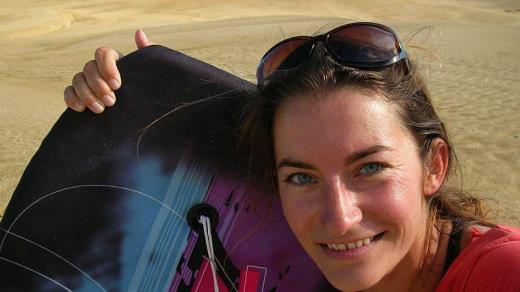 Vlaďka Brávková, Nový Zéland - sandboarding