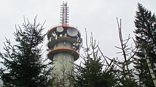 Televizní vysílač na vrchu Brno