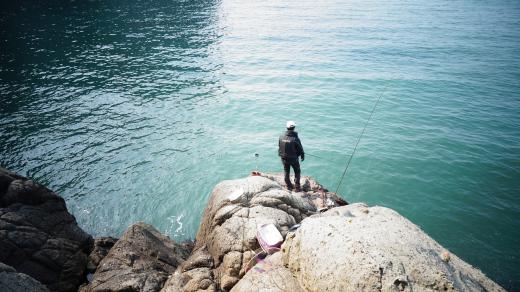 Rybaření, moře