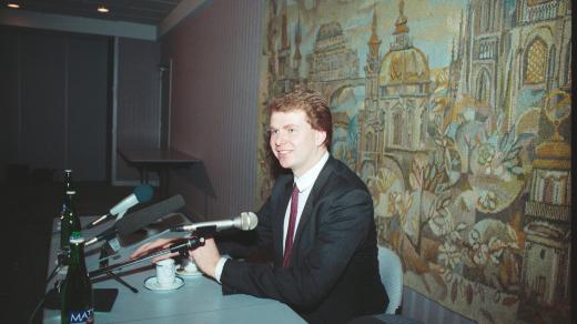 Viktor Kožený. 28. ledna 1992, Atrium