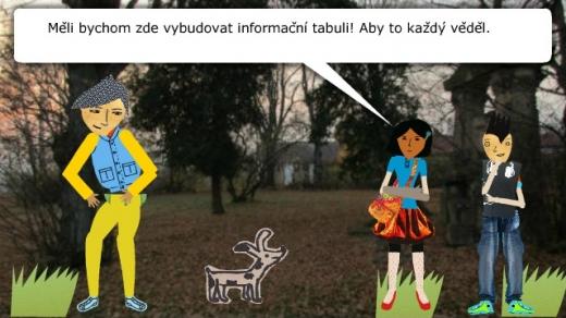 Studenti gymnázia ve Dvoře Králové nad Labem se rozhodli, že na místě bývalého židovského hřbitova umístí informační tabuli