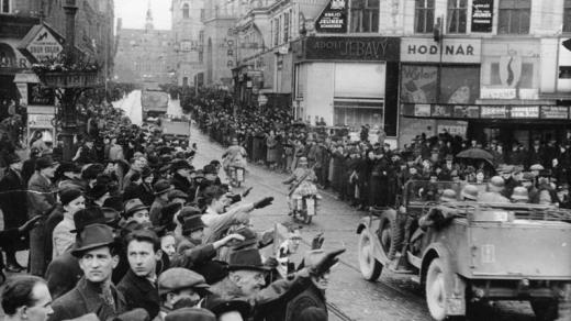 Německé jednotky vjíždí 15. března 1939 do Brna