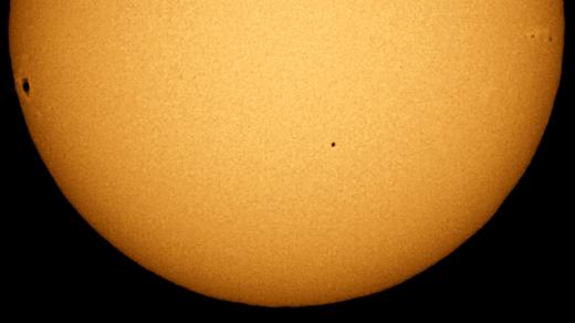 Přechod Merkuru přes sluneční disk 8. 11. 2006
