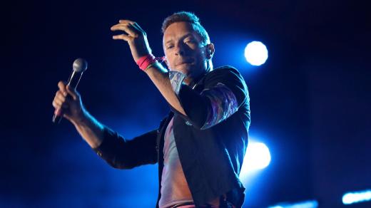 Chris Martin, zpěvák kapely Coldplay