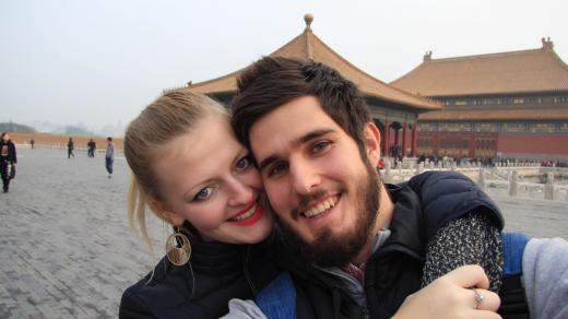 Adam a Caissy na cestách po Číně