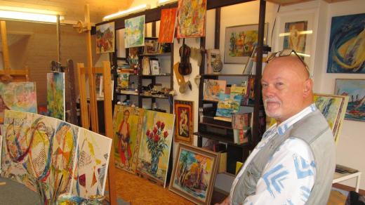 Ateliér akademického malíře Miroslava Konráda v Českých Budějovicích