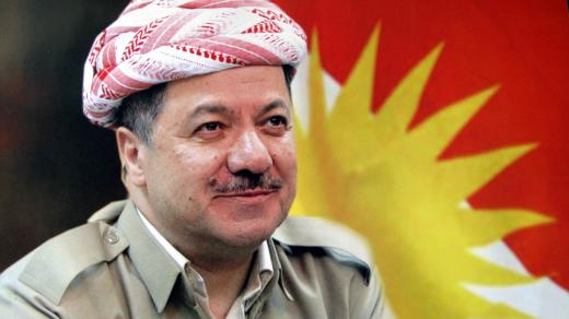 Prezident iráckého Kurdistánu Masúd Barzání