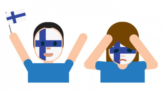 Finský emotikon pro ztracenou naději