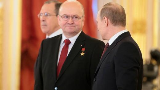 Vladimír Remek na setkání s Vladimírem Putinem