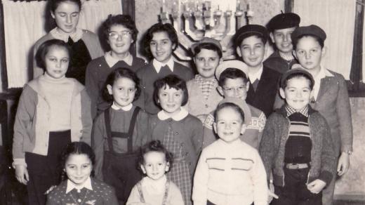 Chanuka v Nitře v polovině 50. let 20. stol.