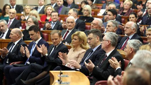 Chorvatský parlament (ilustrační foto z prosince 2017)