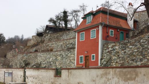 Zahradní domek v Českém Krumlově