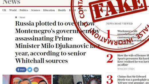 Ruské ministerstvo zahraničí spustilo webovou stránku, kde označuje údajně falešné zprávy. Razítkuje je nápisem „dezinformace“