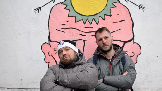 Běloruští rappeři Zeman a Angst  