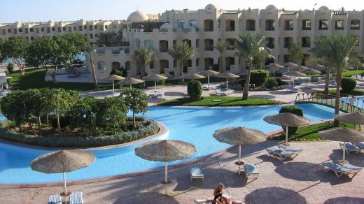 Hotelový resort v egyptské Hurghadě