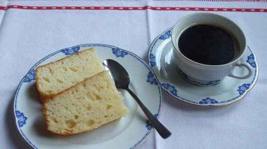 Šlehaná tvarohová buchta