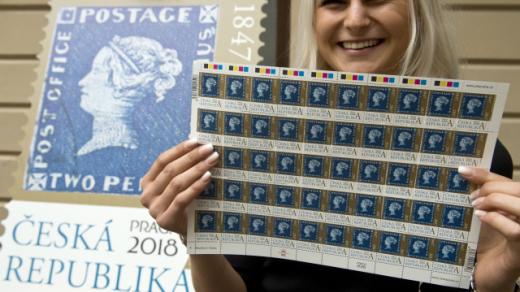 Česká pošta vydala známku na známce. S motivem Modrého Mauritia