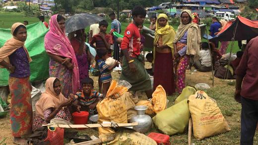 Mnozí z Rohingů nejedli před příchodem do tábora i několik dní
