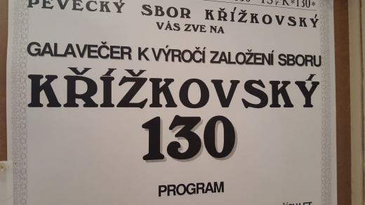 Pěvecký sbor Křížkovský oslavil 130 let existence