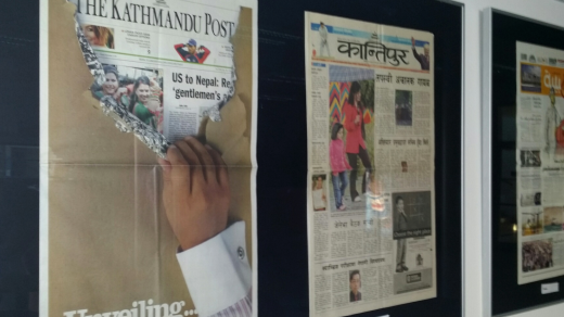 Noviny z Asie na výstavě v Kroměříži