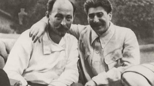 Felix Edmundovič Dzeržinskij se Stalinem v srpnu 1924