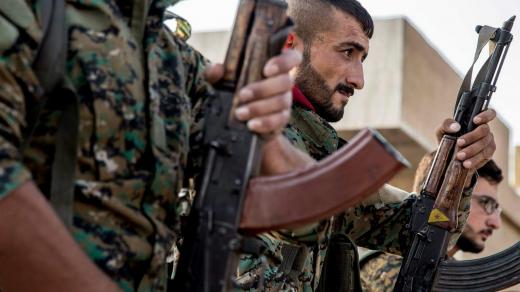 Bojovníci kurdských milic YPG v Sýrii