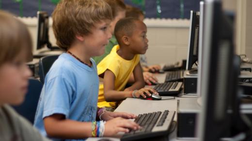 Děti u počítače