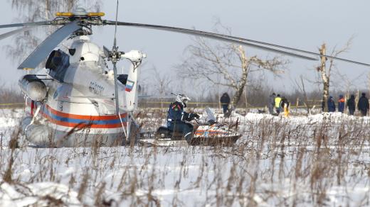 Letoun An-148 starý osm let se z důvodů nezjištěných zřítil krátce po startu z nejmodernějšího moskevského civilního letiště Domodědovo