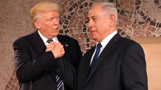 Donald Trump a Benjamin Netanjahu
