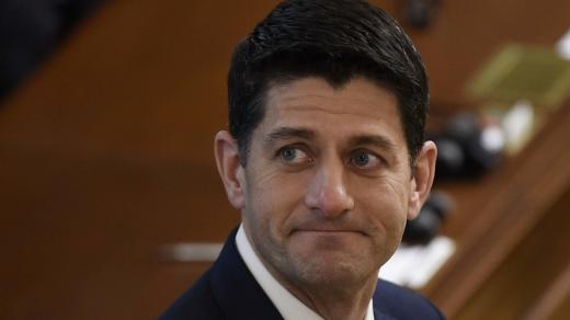 Předseda Sněmovny reprezentantů Spojených států amerických Paul Ryan vystoupil na zvláštní schůzi Poslanecké sněmovny v Praze