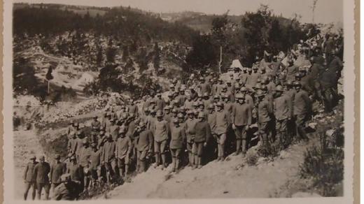 Itálie, skupina Čechoslováků, březen 1918