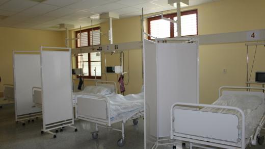 Oddělení pro pacienty s podezřením na COVID-19 v jičínské nemocnici