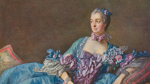 Jeanne-Antoinette Poisson, známá jako Madame de Pompadour, na dobovém obraze