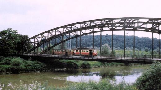 Tramvajová trať Ostrava - Petřkovice - Hlučín, most přes Odru