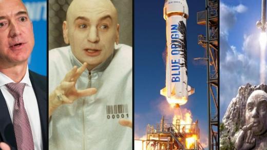 Jeff Bezos vyslal do vesmíru obří dildo, internet se mu směje