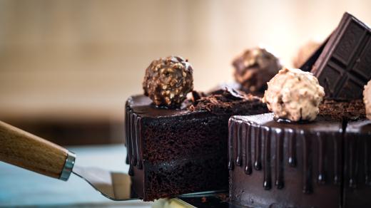 Dort s čokoládovým ganache