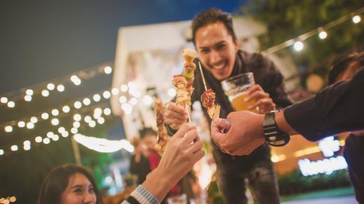 Venkovní food festival