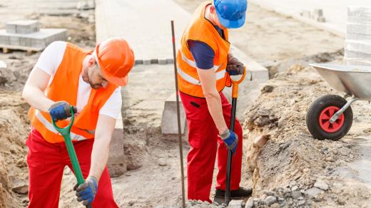 Práce na silnici (ilustrační foto)