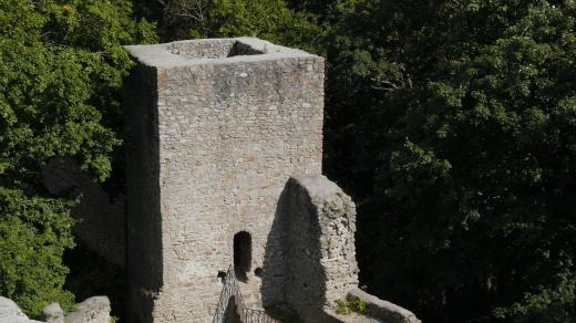 Nižší věž hradu