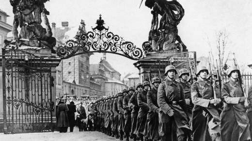 Protektorát Čechy a Morava (Entry of the Wehrmacht in Prague, 1939)