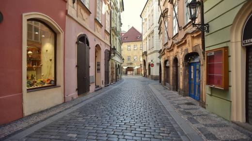 Centrum Prahy v době koronavirové krize, Karlova ulice